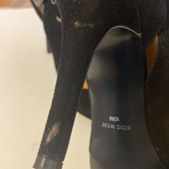 Nine West Women Black Heels US 10M - Picture 10 of 10